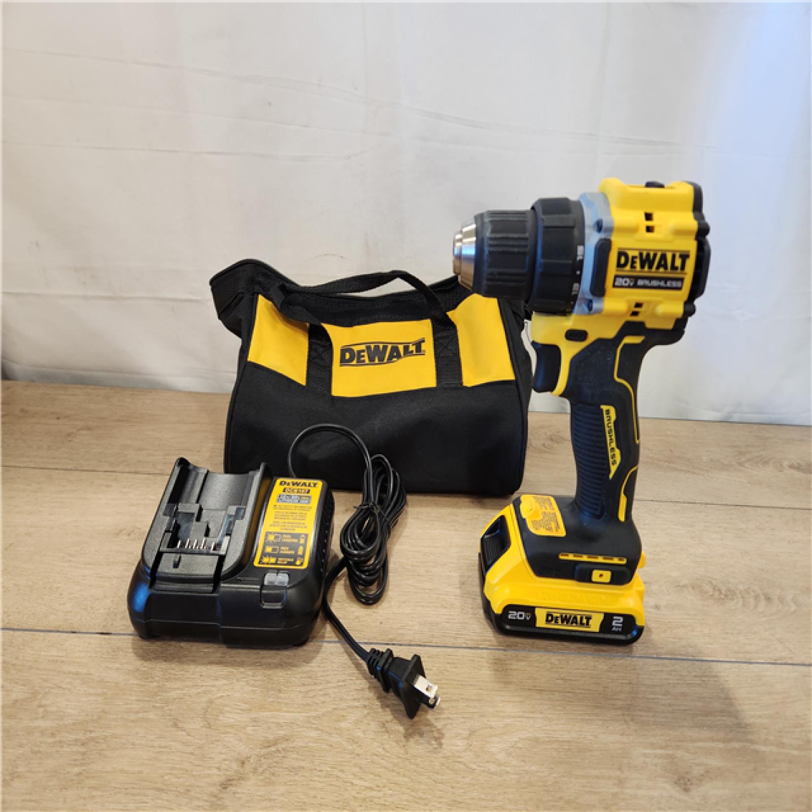 AS-IS- DeWalt ATOMIC COMPACT SERIESâ„¢ 20V MAX* Brushless Cordless 1/2 in. Drill/Driver