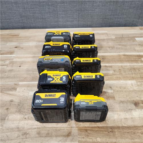 HOUSTON LOCATION - AS-IS DEWALT BATTERY PACK QTY - 10