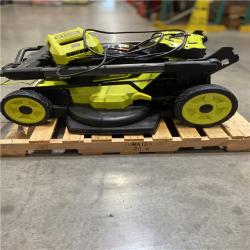 Dallas Location - As-Is RYOBI 80V HP 30 in.Lawn Mower with Battery and Charger