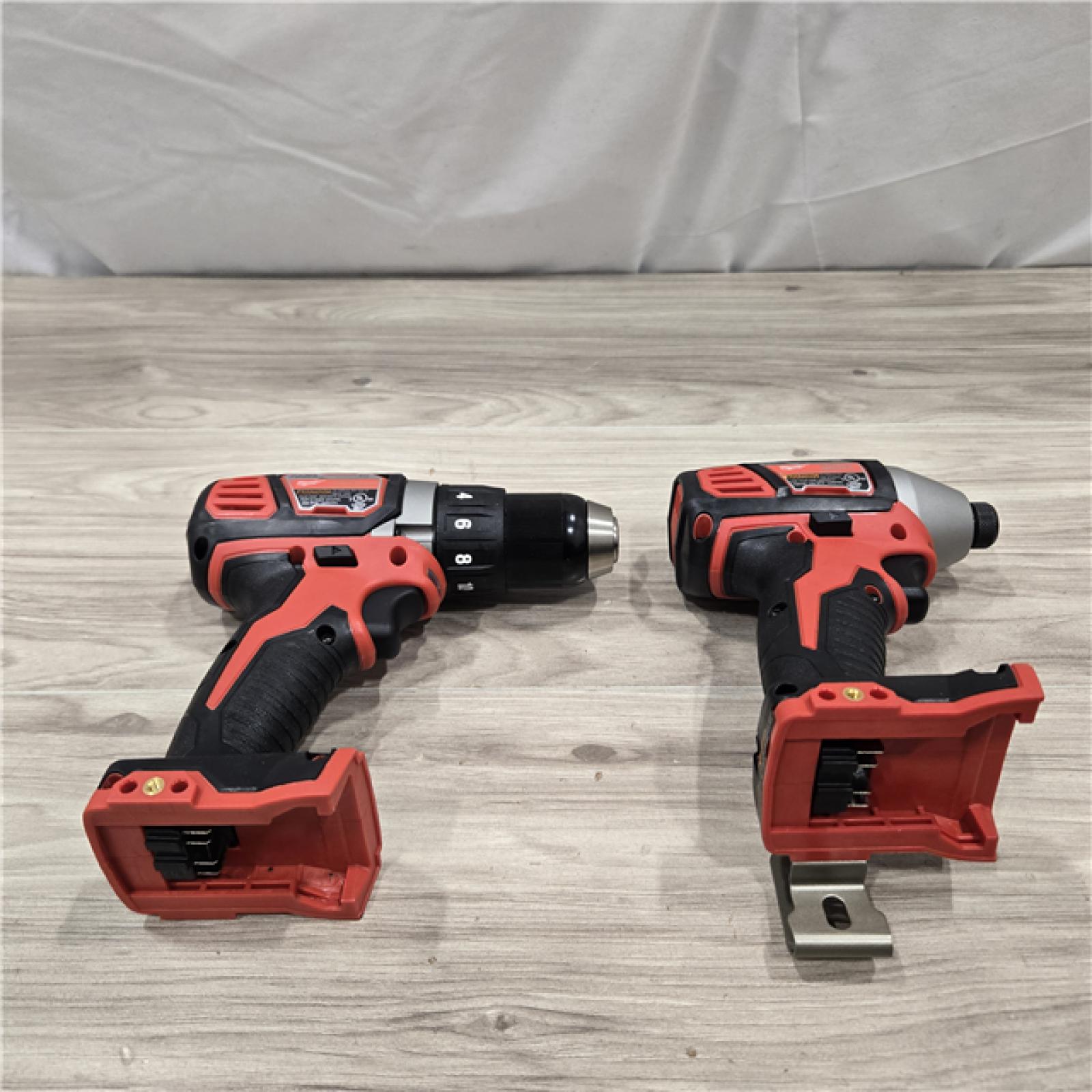 AS-IS Milwaukee 18V Cordless 2-Tool Drill/Driver and Impact Driver Kit