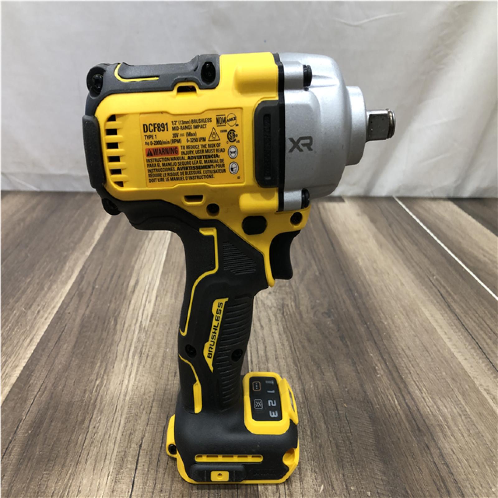 AS-IS DEWALT 20V MAX XR Cordless 1/2 in. Impact Wrench (Tool Only)