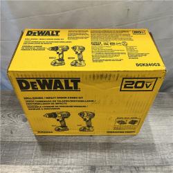 NEW - DEWALT 20V MAX Cordless Drill/Impact 2 Tool Combo Kit