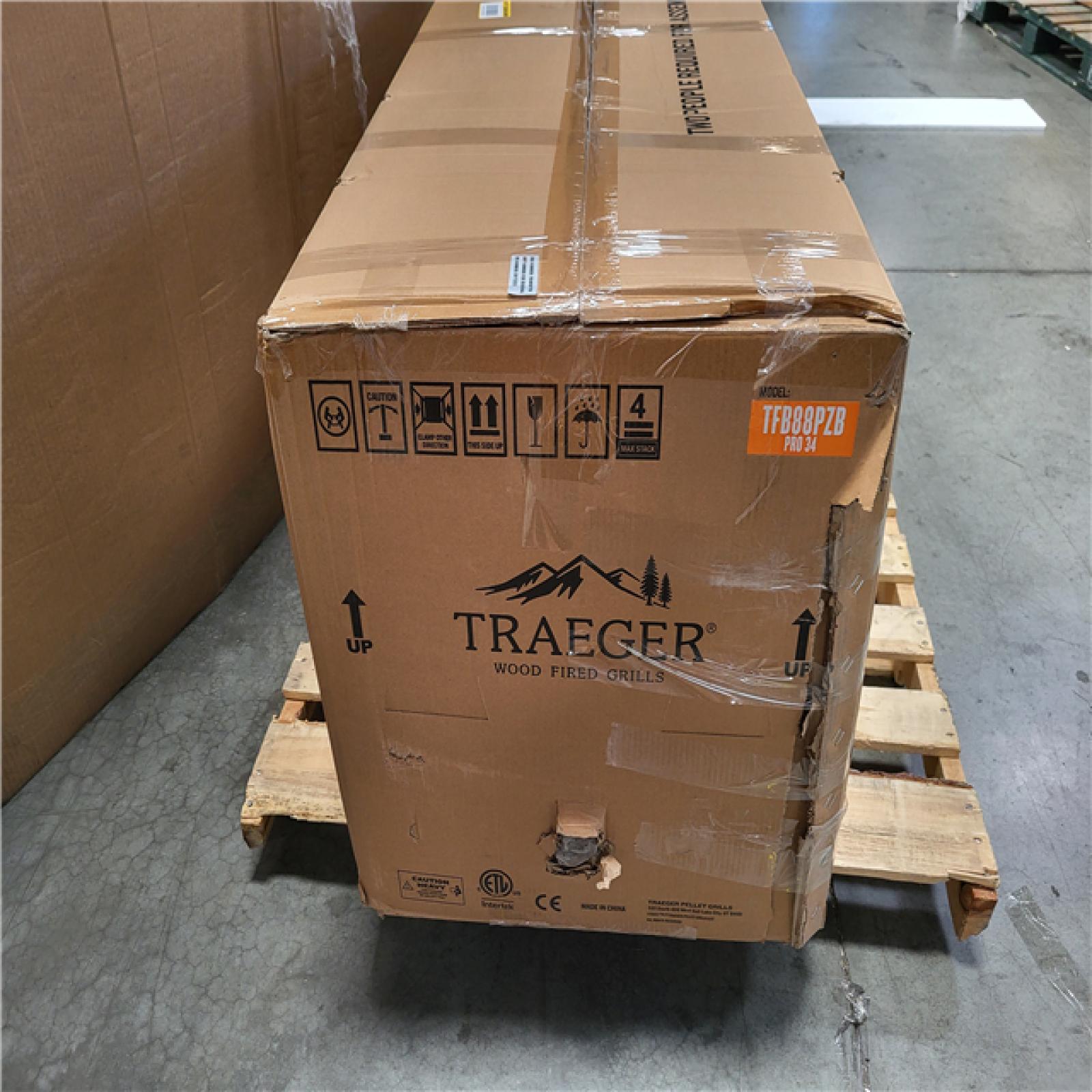 CALIFORNIA AS-IS APPEARS NEW TRAGER PRO SERIES 34-PELLET GRILL AND SMOKER