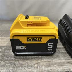 AS-IS DEWALT 20V MAX Lithium-Ion 5.0 Ah Battery and Charger