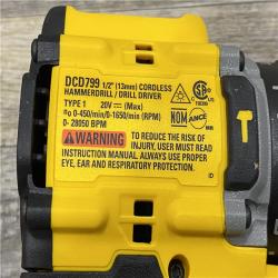 AS-IS DEWALT ATOMIC 20V Lithium-Ion Cordless 1/2 in. Hammer Drill Kit