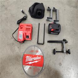 Phoenix Location NEW Milwaukee M18 FUEL 18V 10 in. Lithium-Ion Brushless Cordless Dual Bevel Sliding Compound Miter Saw Kit with One 8.0 Ah Battery 2734-21