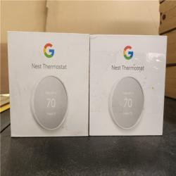Phoenix AS-IS Google Nest Thermostat - Smart Programmable Wi-Fi Thermostat - (2-Pack)