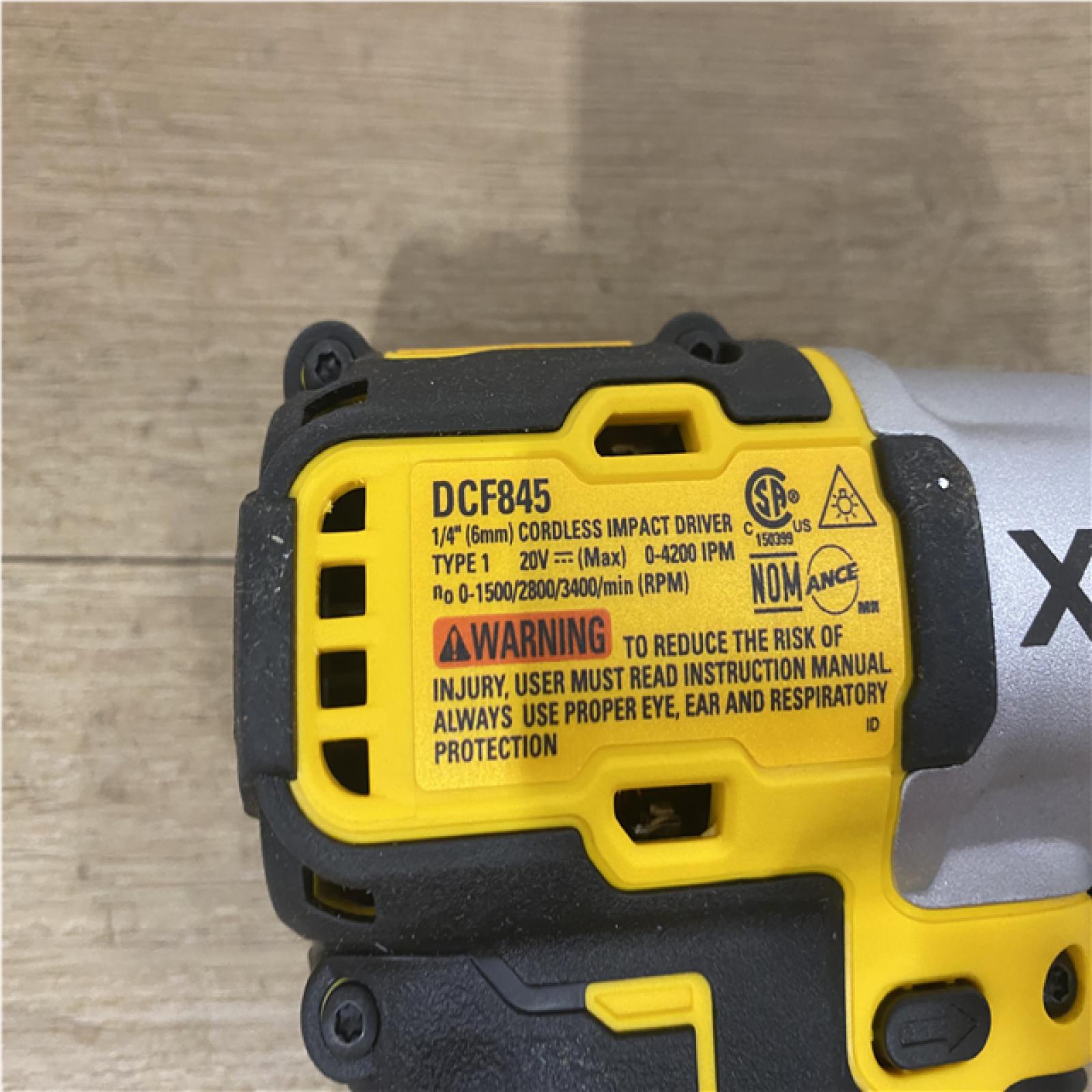 AS-IS DEWALT 20-Volt Maximum XR Cordless Brushless 1/4 in. 3-Speed Impact Driver (Tool-Only)