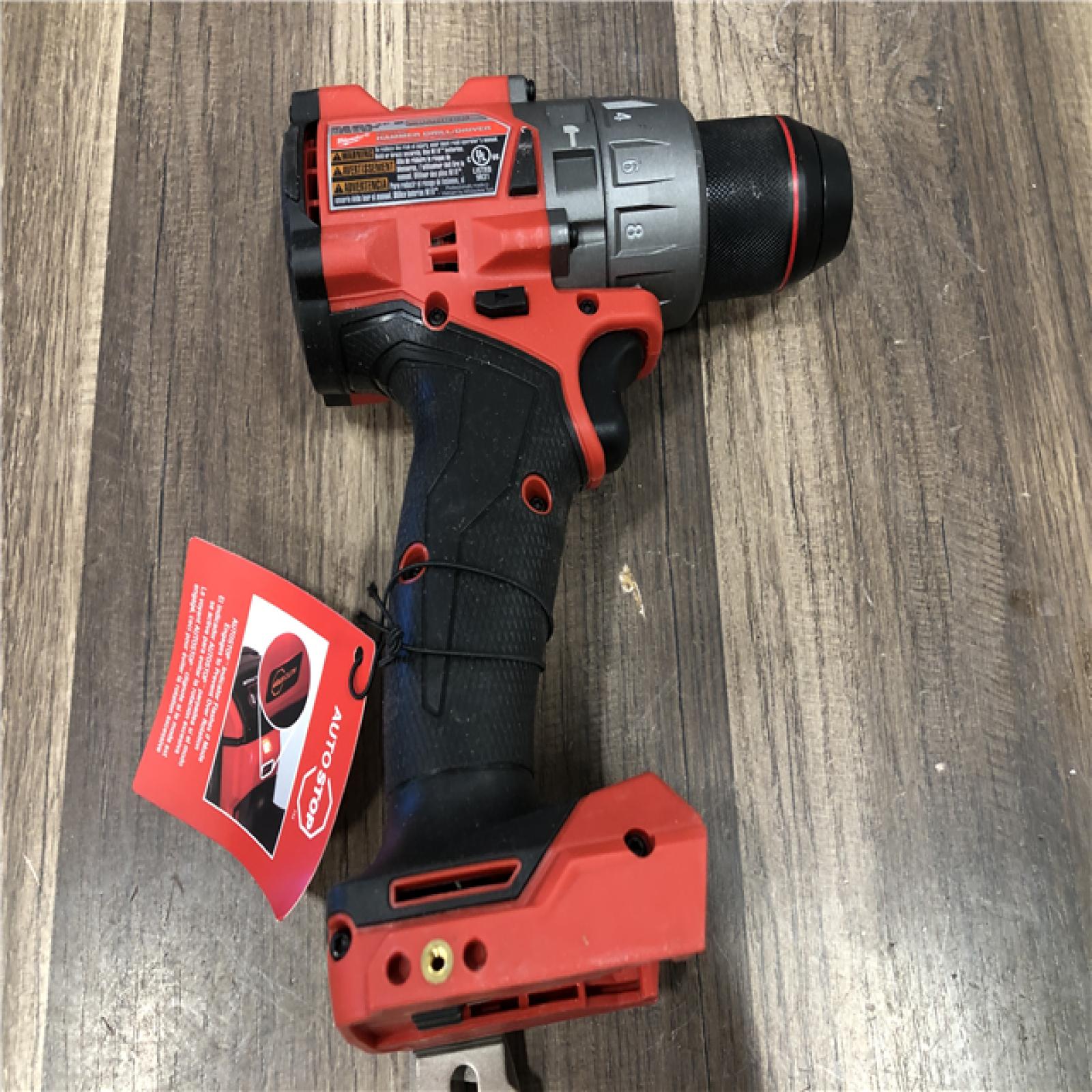 AS-IS Milwaukee FUEL 18V Lithium-Ion Brushless Cordless 1/2 in. Hammer Drill/Driver (Tool-Only)