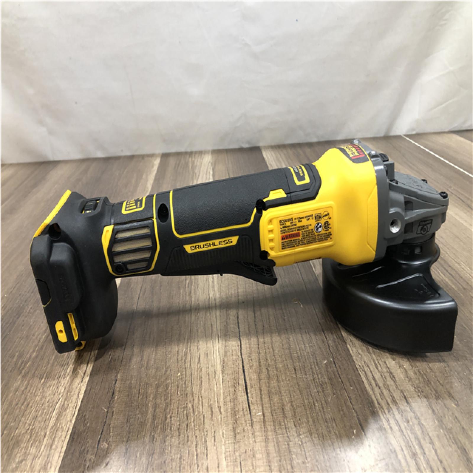 AS-IS DEWALT 20V XR Cordless 4-1/2. in. to 5 in. Variable Speed Angle Grinder (Tool Only)