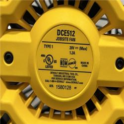 AS-IS DEWALT 20V MAX Jobsite Fan (Tool Only)