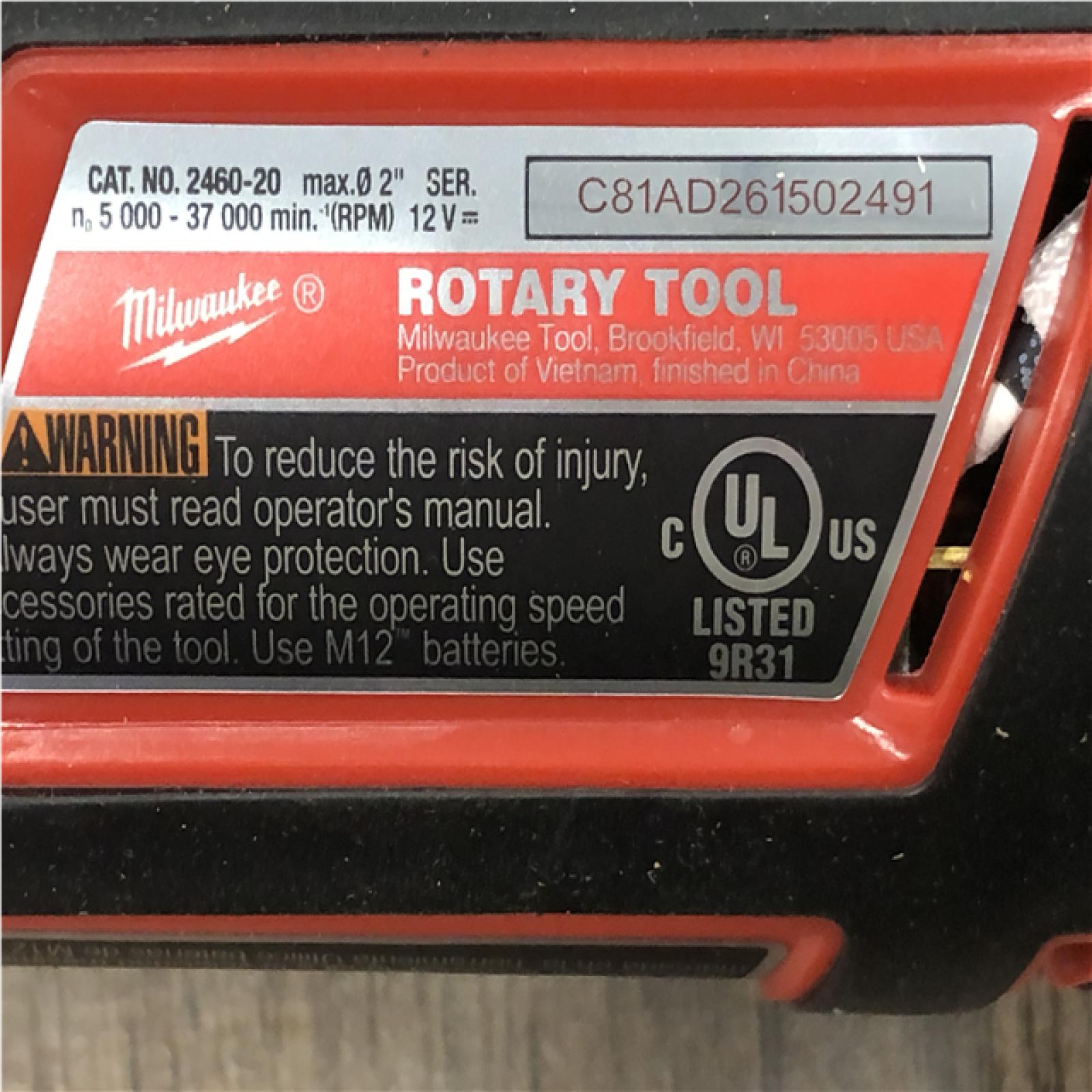 AS-IS Milwaukee 12V Lithium-Ion Cordless 3/8 in. Ratchet (Tool-Only)