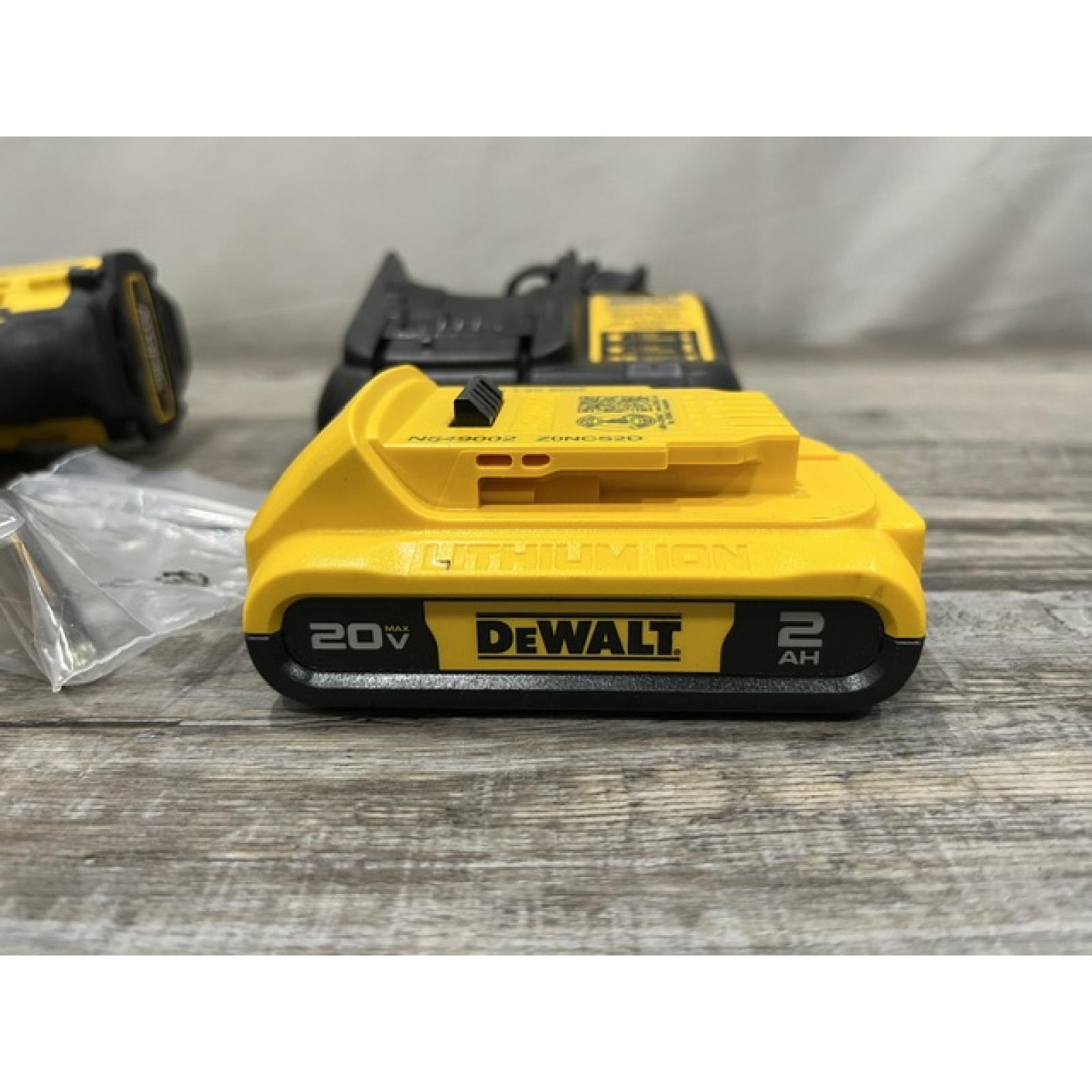 AS-IS DEWALT Atomic 20V Lithium-Ion Cordless Compact 1/2 in. Drill/Driver Kit