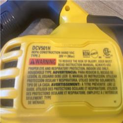 AS-IS DEWALT Bagless 20V MAX Stick Cordless General Dirt Filter Handheld Vacuum (Tool Only)