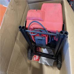 AS-IS - Milwaukee M18 18V Lithium-Ion 3/8 in. X 75 Ft. Cable Cordless Drain Cleaning Drum Machine Kit