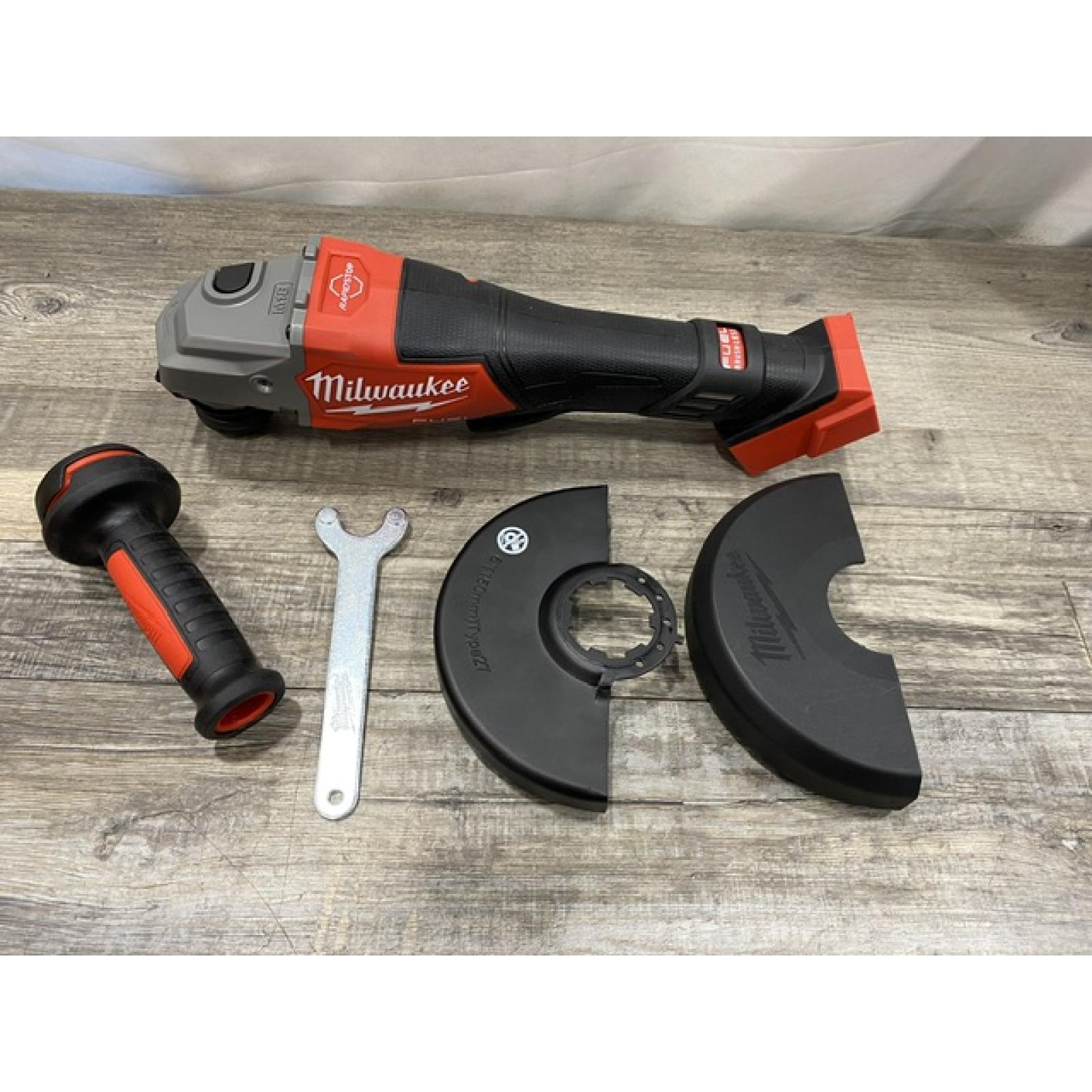 AS-IS Milwaukee FUEL 18-Volt Lithium-Ion Brushless Cordless 4-1/2 in./6 in. Braking Grinder with Paddle Switch (Tool-Only)