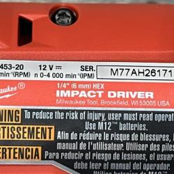 AS-IS Milwaukee FUEL 12-Volt Lithium-Ion Brushless Cordless Hammer Drill and Impact Driver Combo Kit