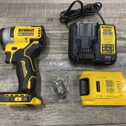 AS-IS DEWALT Atomic 20V Max Lithium-Ion Brushless Cordless Compact 1/4 in. Impact Driver Kit