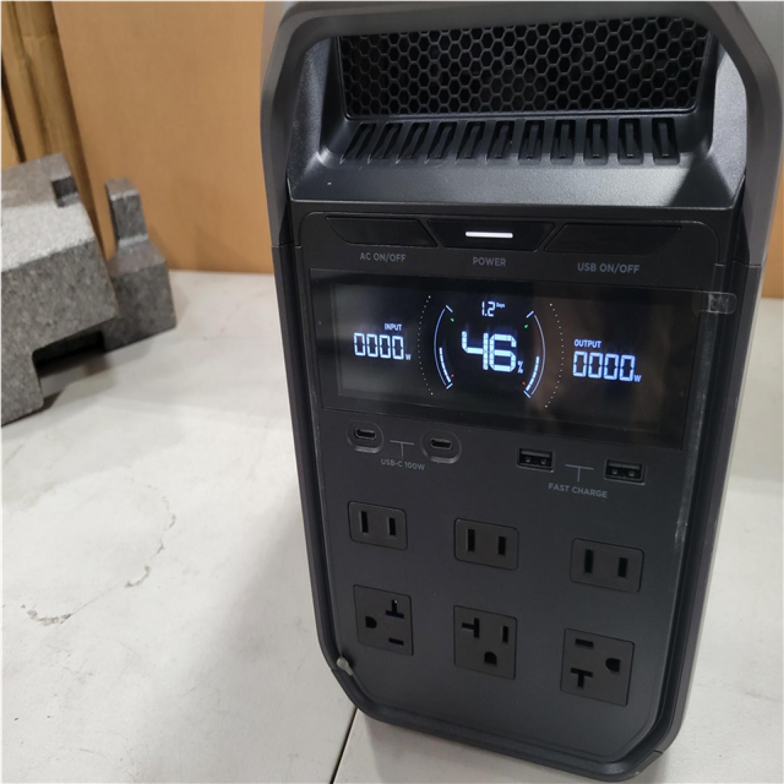 CALIFORNIA AS-IS ECOFLOW 3600-WATT DELTA 3 GENERATOR