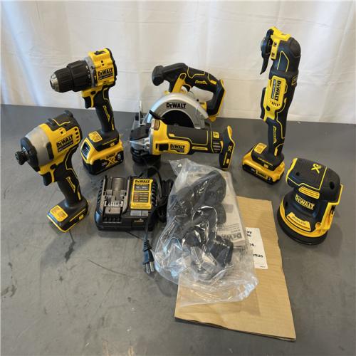 AS-IS - DEWALT 20-Volt MAX ToughSystem Lithium-Ion 6-Tool Cordless Combo Kit
