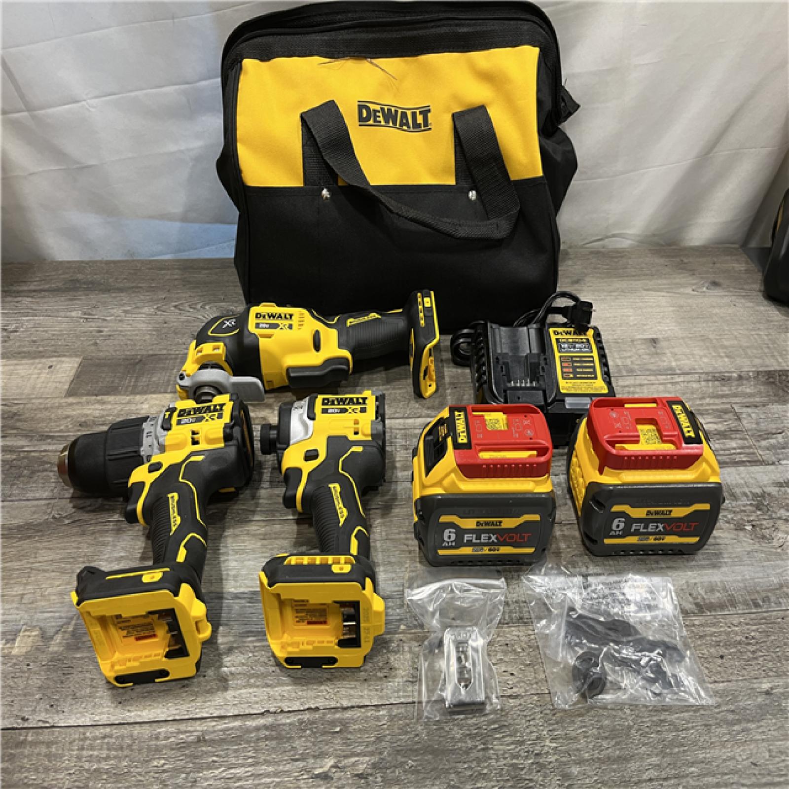 AS-IS DEWALT 20V MAX Lithium-Ion Cordless 3-Tool Combo Kit