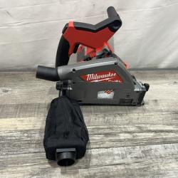 AS-IS Milwaukee FUEL 18V Lithium-Ion Cordless Brushless 6-1/2 in. Plunge Cut Track Saw (Tool-Only)