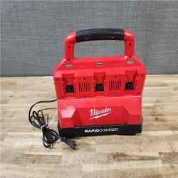 HOUSTON LOCATION - AS-IS Milwaukee M18 Packout Six Bay Rapid Charger