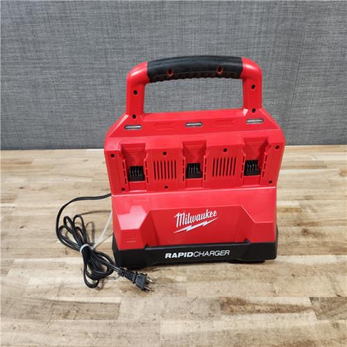 HOUSTON LOCATION - AS-IS Milwaukee M18 Packout Six Bay Rapid Charger