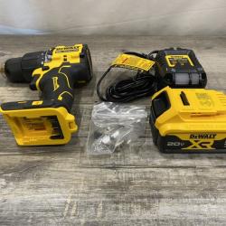 AS-IS DEWALT ATOMIC 20V Lithium-Ion Cordless 1/2 in. Hammer Drill Kit