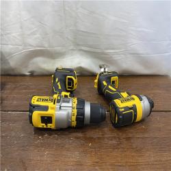 AS-IS DEWALT 20V MAX Cordless Brushless Hammer Drill/Driver 2 Tool Combo Kit with FLEXVOLT ADVANTAGE