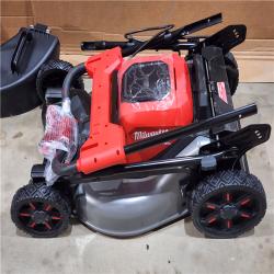HOUSTON LOCATION - AS-IS M18 FUEL Brushless Cordless 21 in. Walk Behind Dual Battery Self-Propelled Mower W/(2) 12.0Ah Battery and Rapid Charger