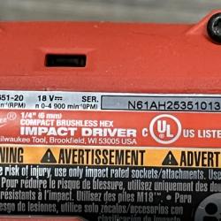 AS-IS Milwaukee 18-Volt Lithium-Ion Brushless Cordless (4-Tool) Combo Kit