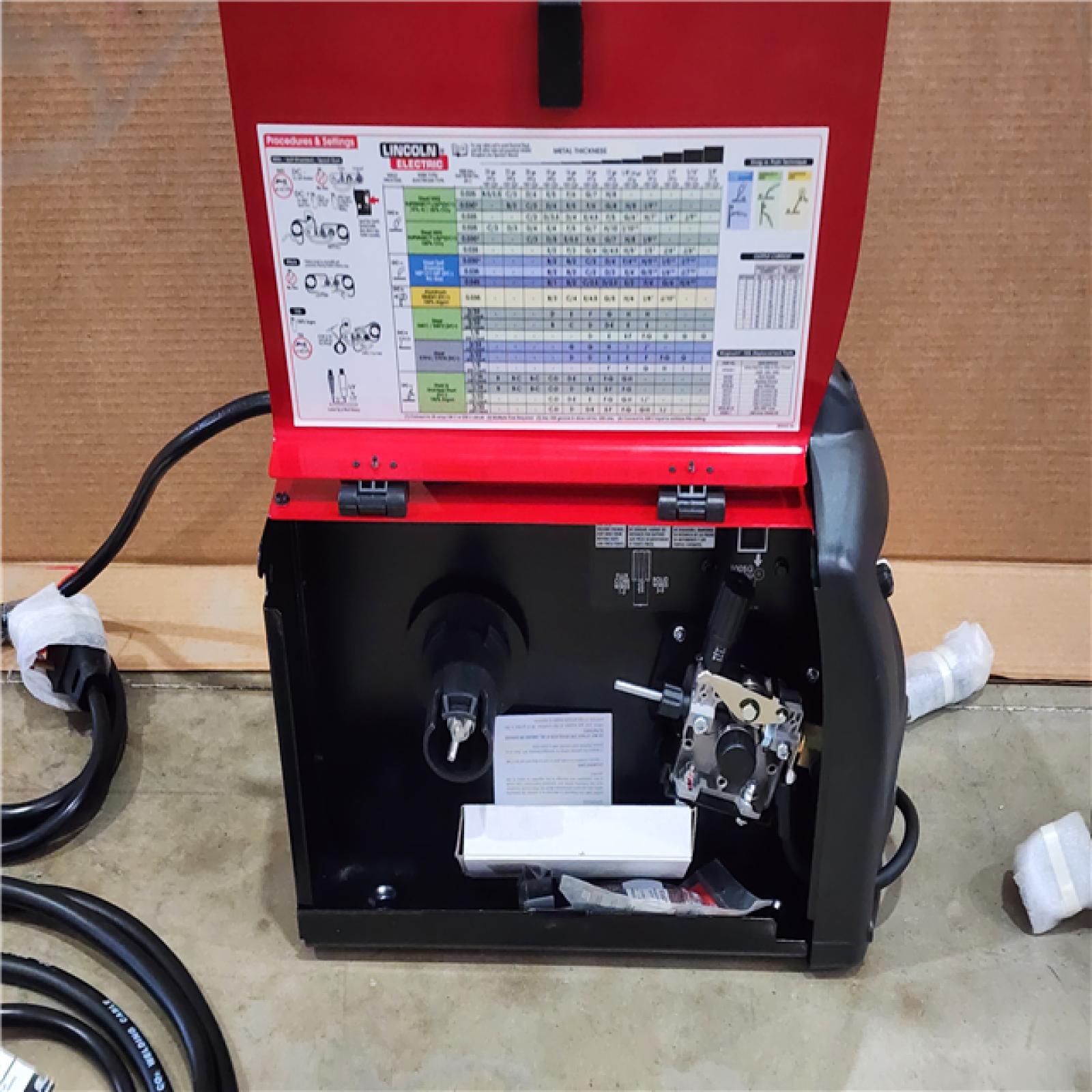 HOUSTON LOCATION - AS-IS (APPEARS LIKE NEW) LINCOLN180 Amp Weld-Pak 180i Multi-Process Stick/MIG/Flux-Core/TIG  120V or 230V Aluminum Welder