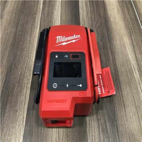 AS-IS Milwaukee 18V Lithium-Ion Cordless 2000 Peak Amp HOTSHOT Jump Starter (Tool-Only)