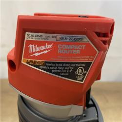 AS-IS Milwaukee FUEL 18V Lithium-Ion Brushless Cordless Compact Router (Tool-Only)