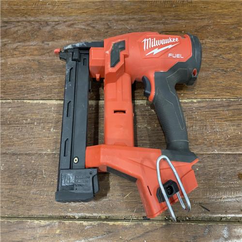 AS-IS MILWAUKEE FUEL 18-Volt Lithium-Ion Brushless Cordless 18-Gauge 1/4 in. Narrow Crown Stapler (Tool-Only)