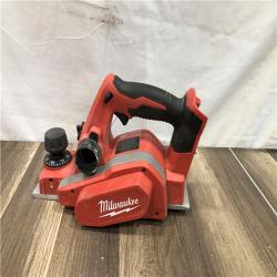AS-IS Milwaukee 18V Lithium-Ion Cordless 3-1/4 in. Planer (Tool-Only)