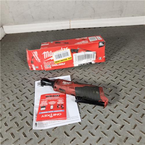 Houston Location - As-Is Milwaukee 2457-20 M12 3/8  Ratchet (Bare Tool Only) - Appears IN USED Condition