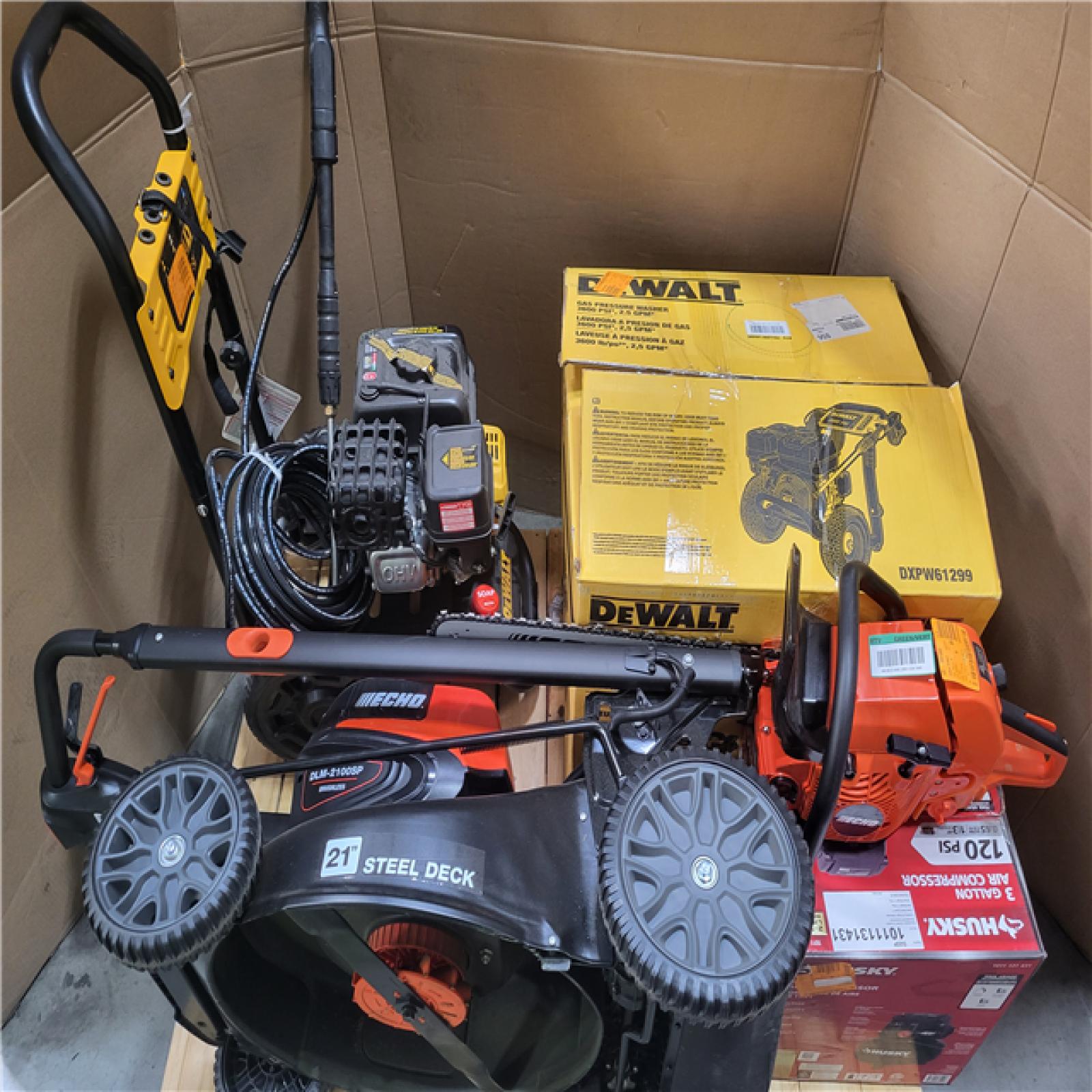 CALIFORNIA AS-IS OUTDOOR POWER EQUIPMENT