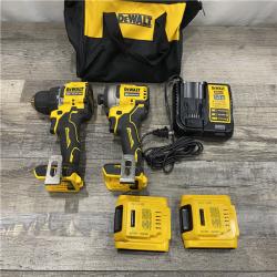 AS-IS DEWALT ATOMIC 20-Volt MAX Lithium-Ion Cordless Combo Kit