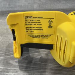 AS-IS DEWALT 20V MAX 8 in. Brushless Cordless Battery Powered Pruning Chainsaw (Tool Only)
