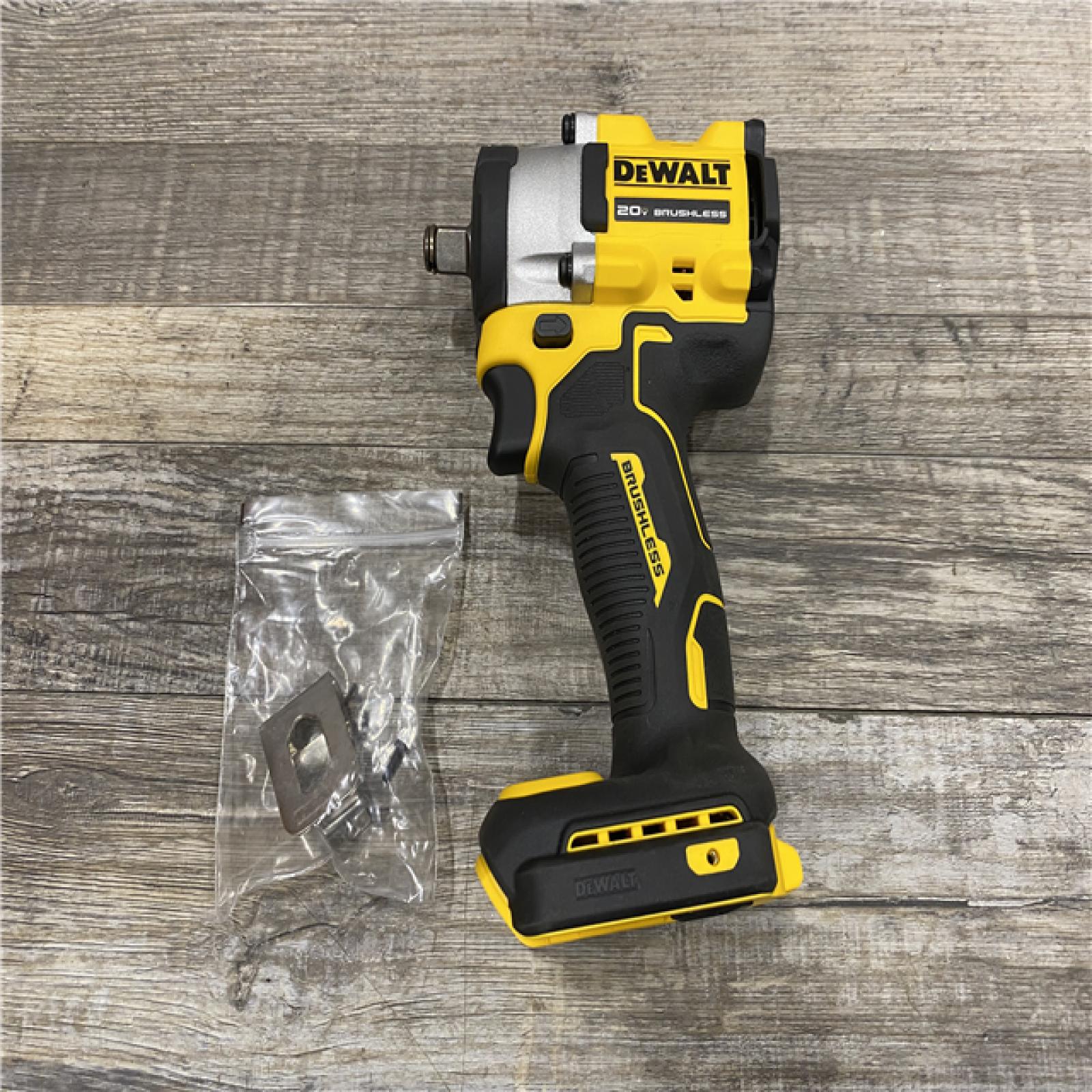 AS-IS DEWALT ATOMIC 20V MAX Cordless Brushless 1/2 in. Variable Speed Impact Wrench (Tool Only)