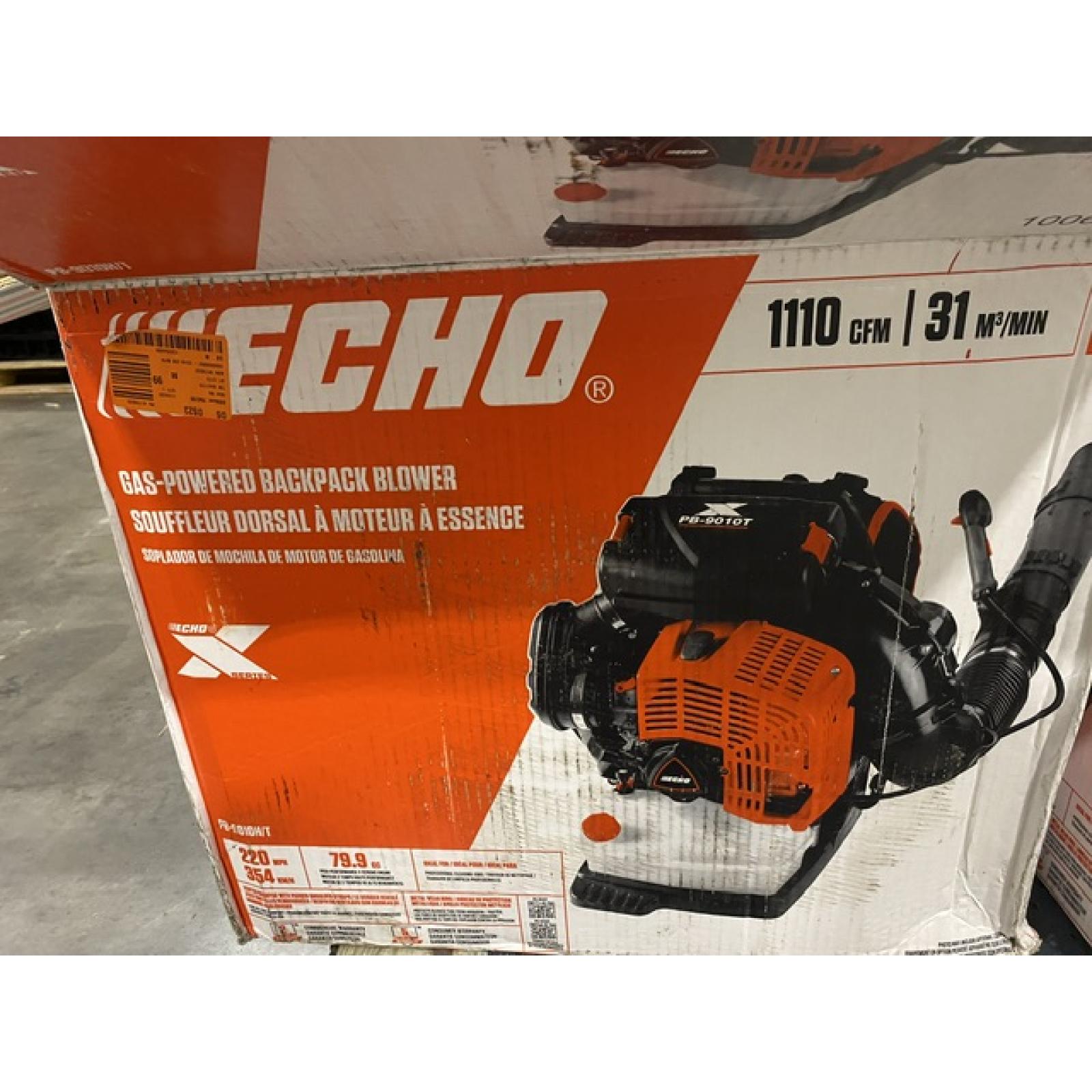 Dallas Location - As-Is ECHO 220 MPH 1110 CFM 79.9 cc Gas 2-Stroke X Series Backpack Blower