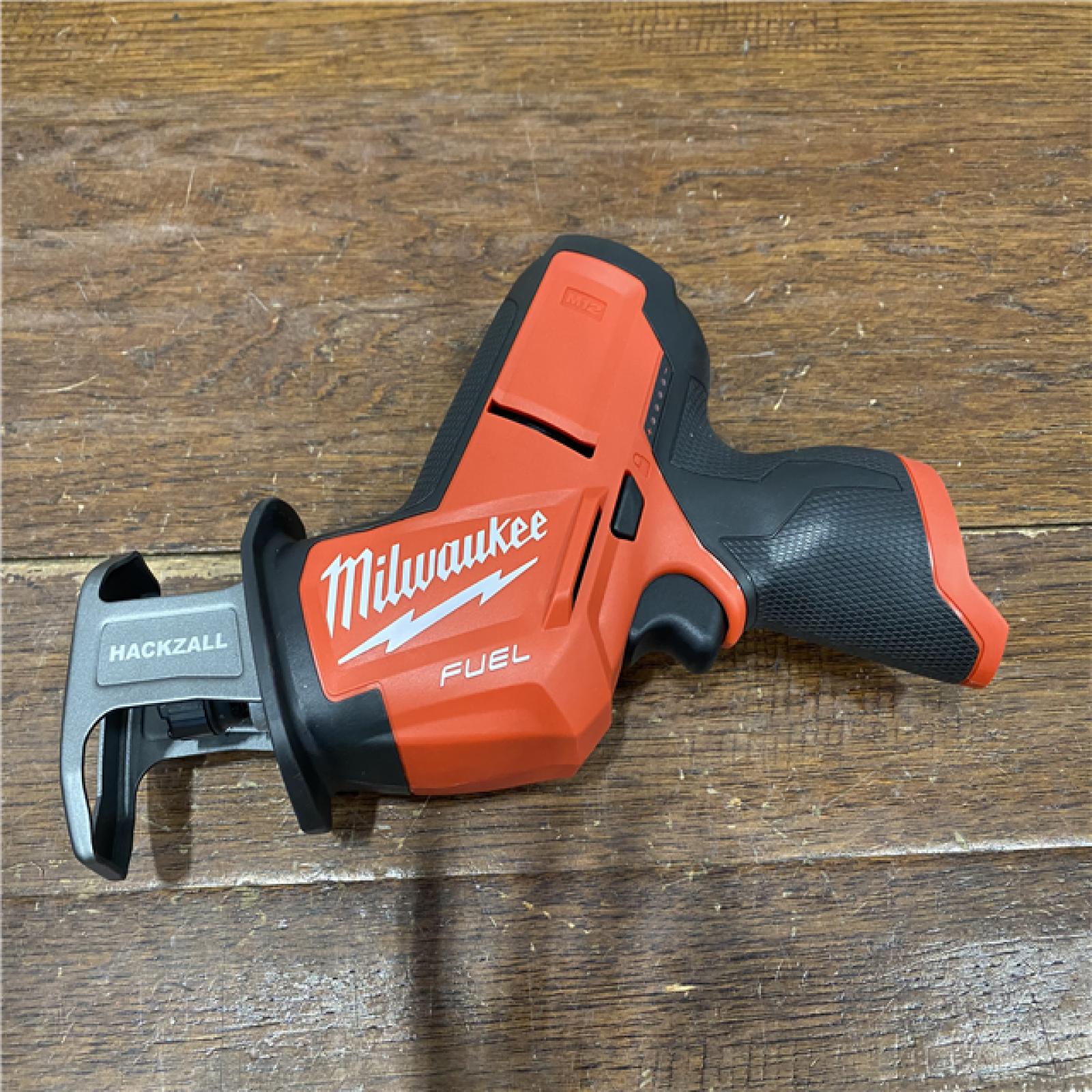 AS-IS Milwaukee M12 FUEL 12-Volt Lithium-Ion Brushless Cordless HACKZALL Reciprocating Saw Kit W/ Free M12 2.0Ah Compact Battery