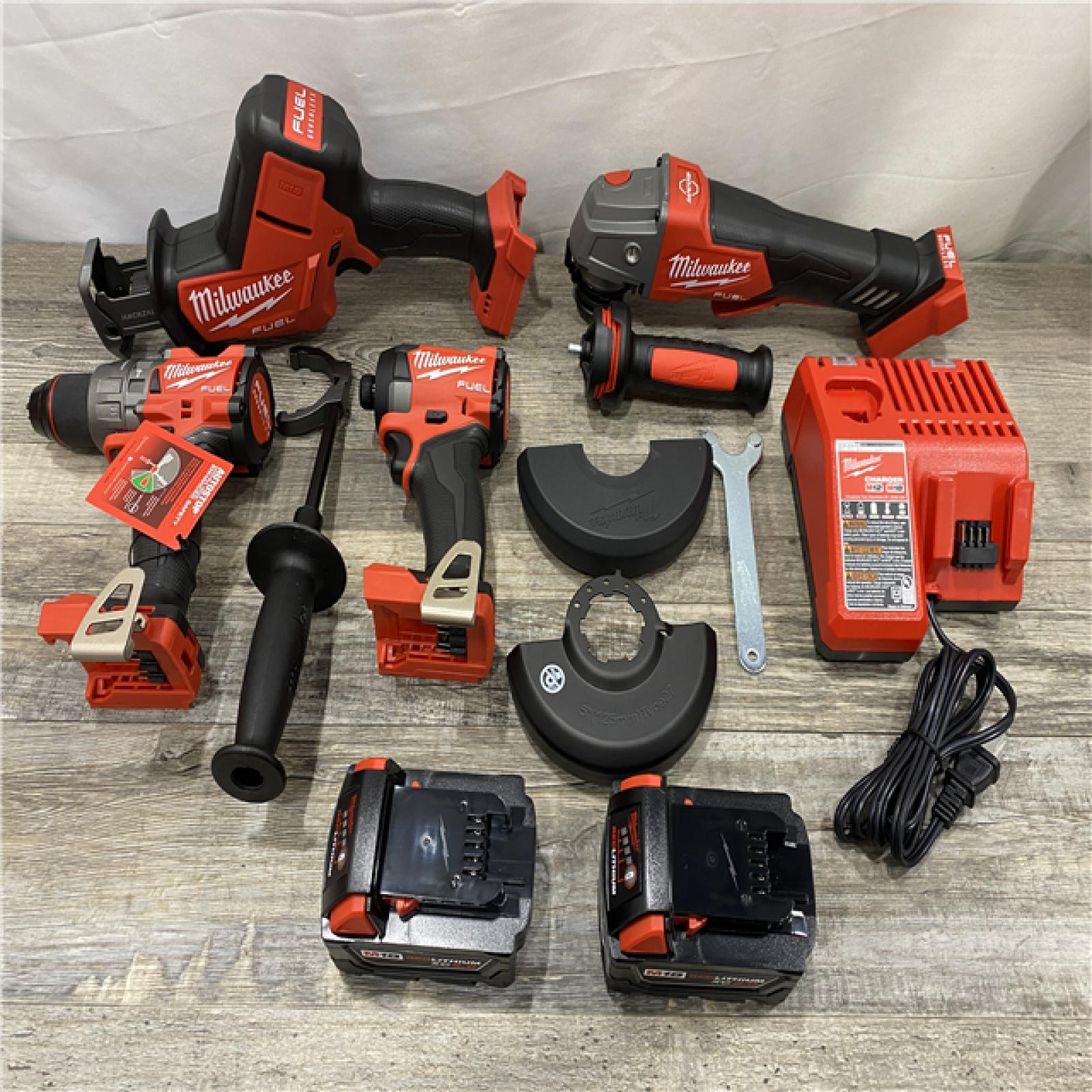 AS-IS Milwaukee FUEL18-Volt Lithium-Ion Cordless (4-Tool) Combo Kit
