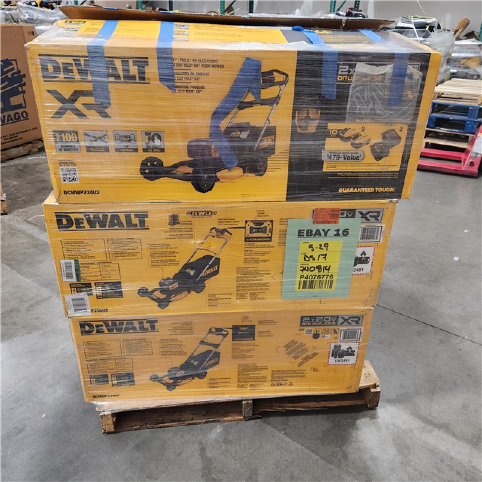 Dallas Location - As-Is DEWALT Tool Pallet
