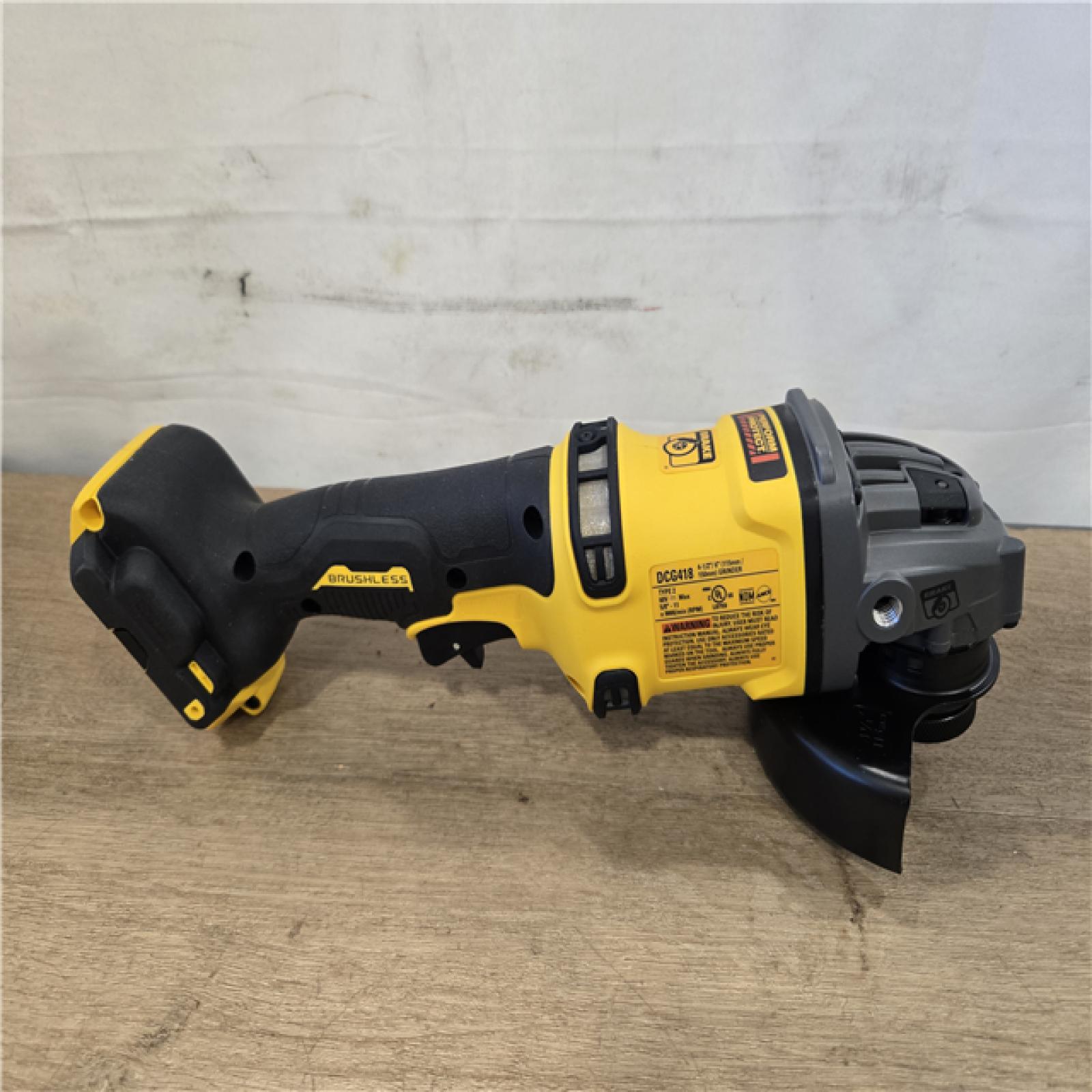 AS-IS DEWALT FLEXVOLT 60V MAX Cordless 4.5 in. to 6 in. Small Angle Grinder (Tool Only)