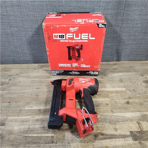 HOUSTON LOCATION - AS-IS (APPEARS LIKE NEW) MILWAUKEE FUEL 18V Cordless 18-Gauge 1/4 in. Narrow Crown Stapler (Tool-Only)