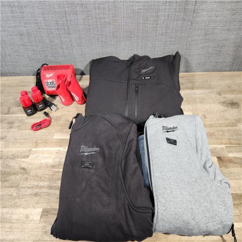 HOUSTON LOCATION - AS-IS MILWAUKEE 3 HEATED CLOTHING COMBO KIT