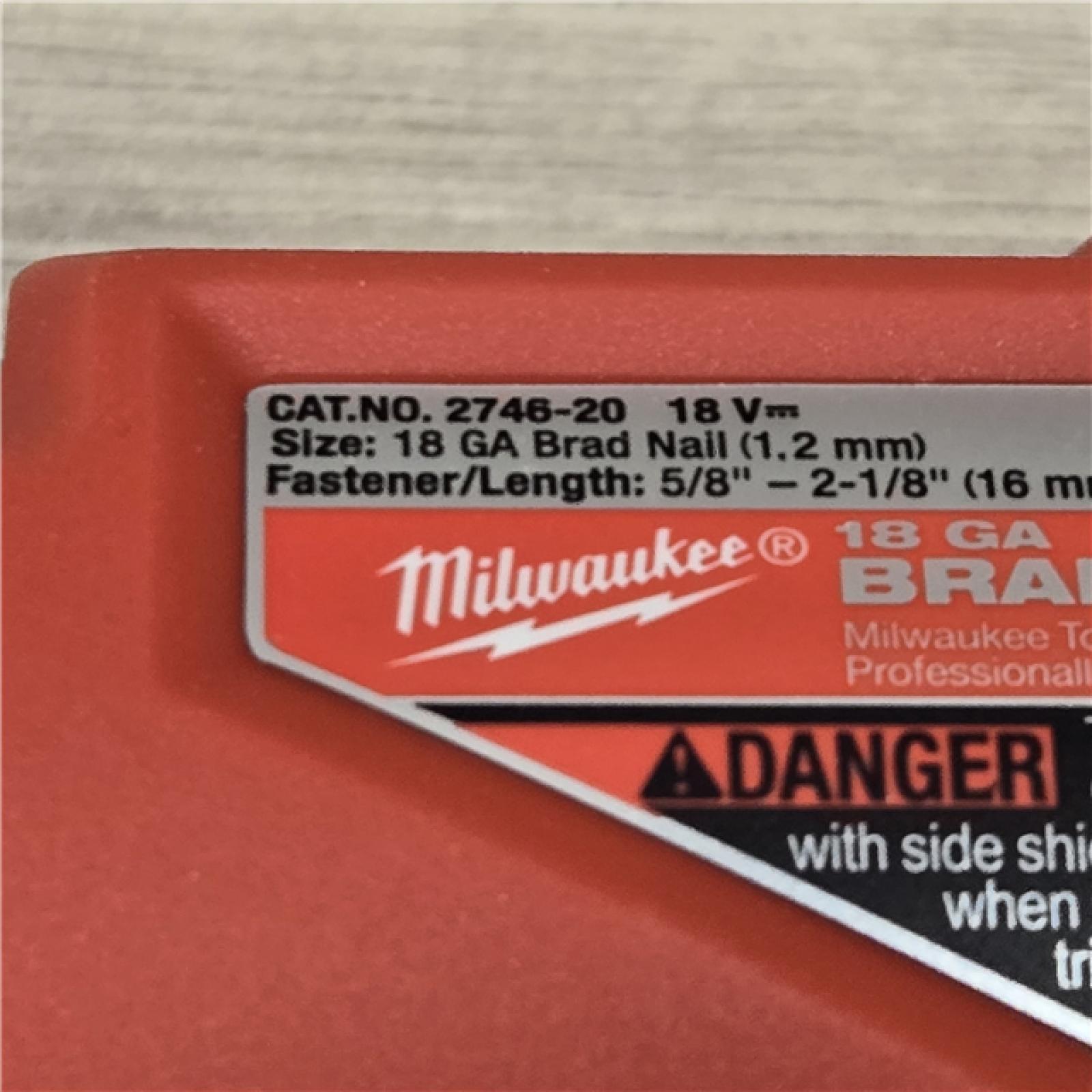 AS-IS Milwaukee M18 FUEL 18 Gauge Brad Nailer (TOOL ONLY)